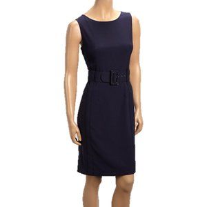 Calvin Klein Indigo Professional Sheath Dress (No Belt)